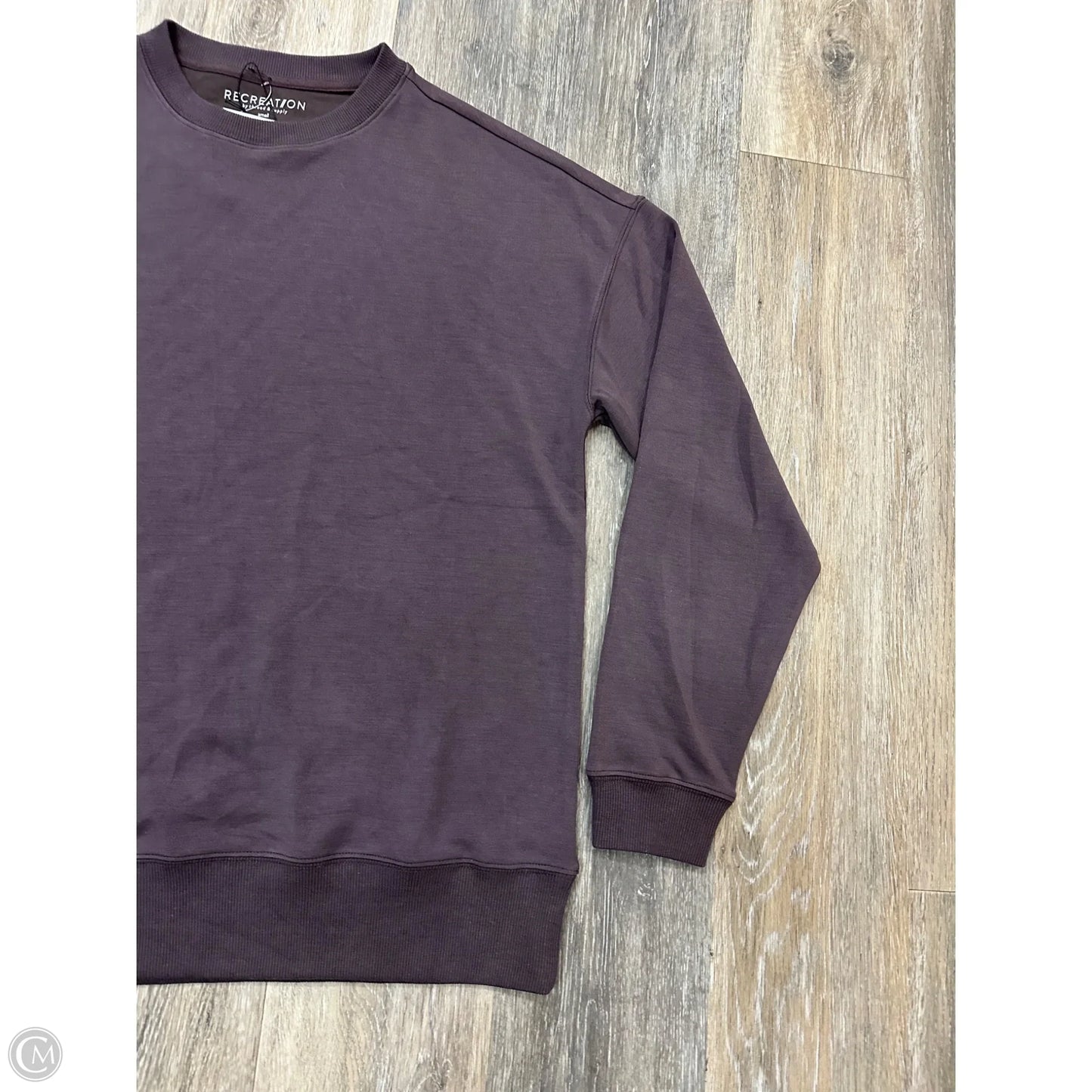 Athletic Sweatshirt Crewneck By Thread And Supply In Brown, Size: S