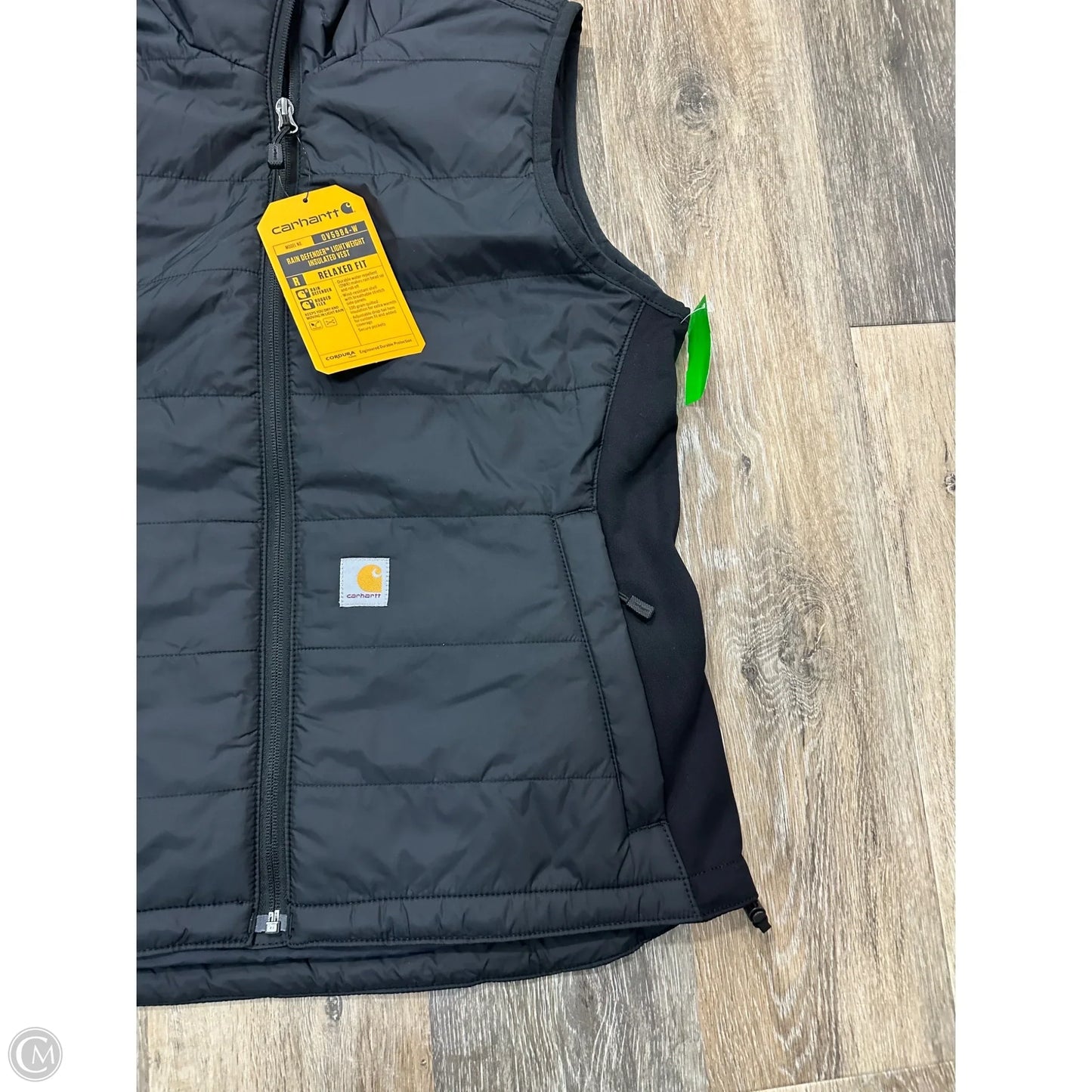 Vest Puffer & Quilted By Carhartt In Black, Size: S
