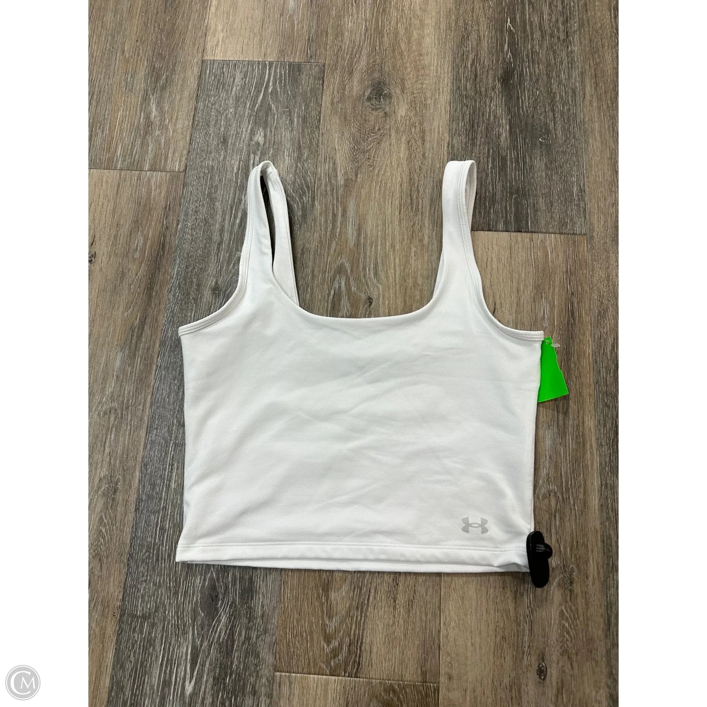 Athletic Tank Top By Under Armour In White, Size: M
