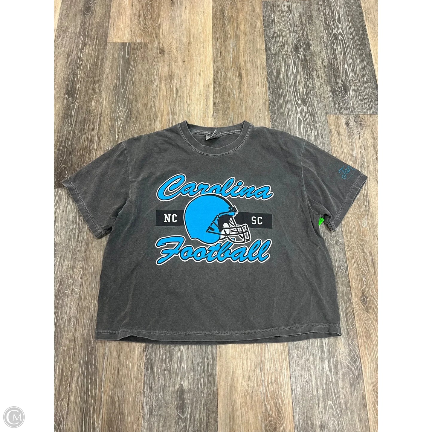 Top Short Sleeve By Fangirl In Grey, Size: L