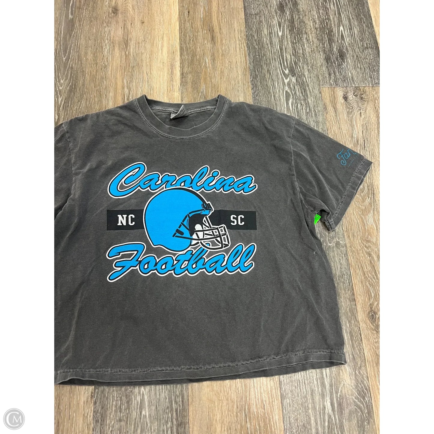 Top Short Sleeve By Fangirl In Grey, Size: L