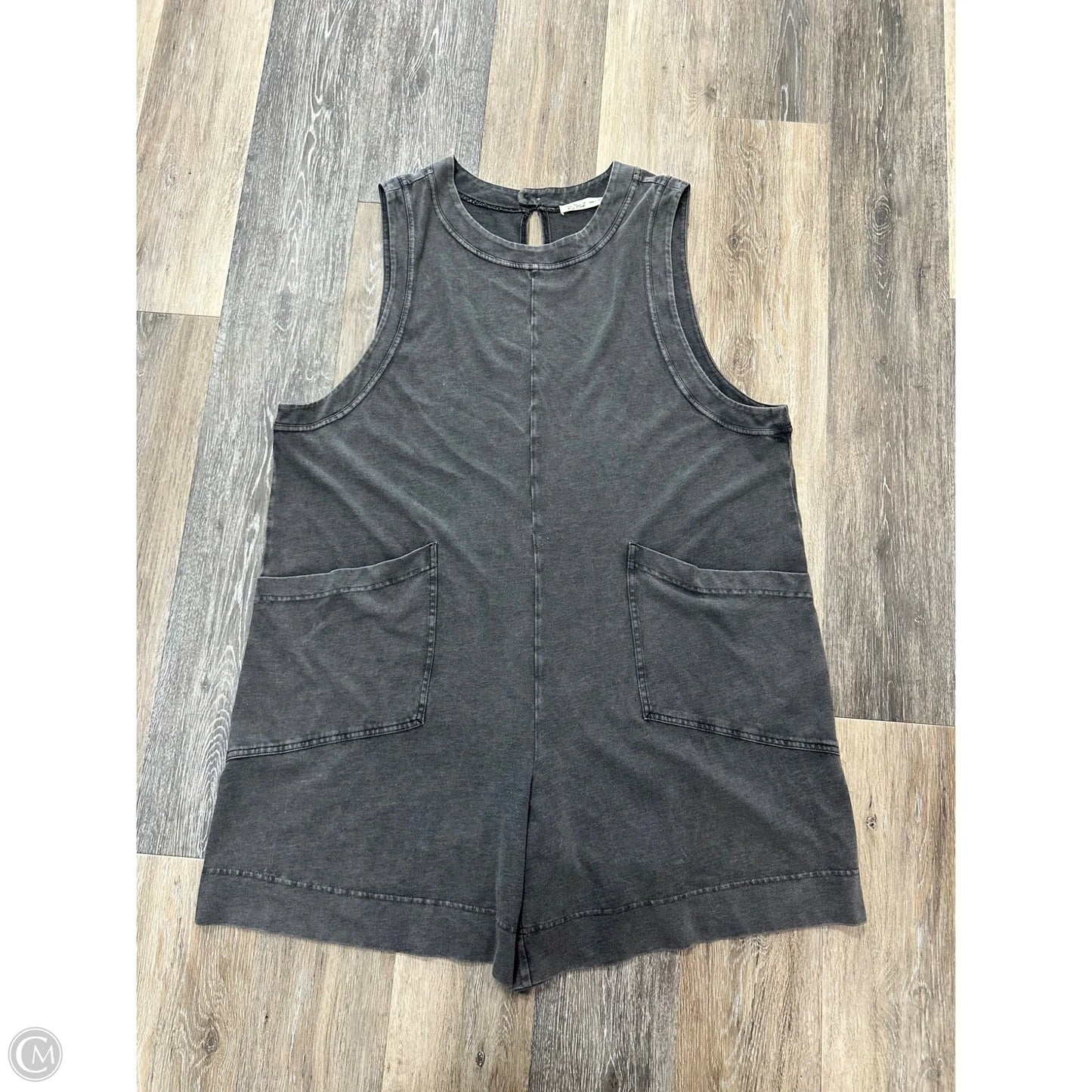 Romper By Rae Mode In Grey, Size: 3x