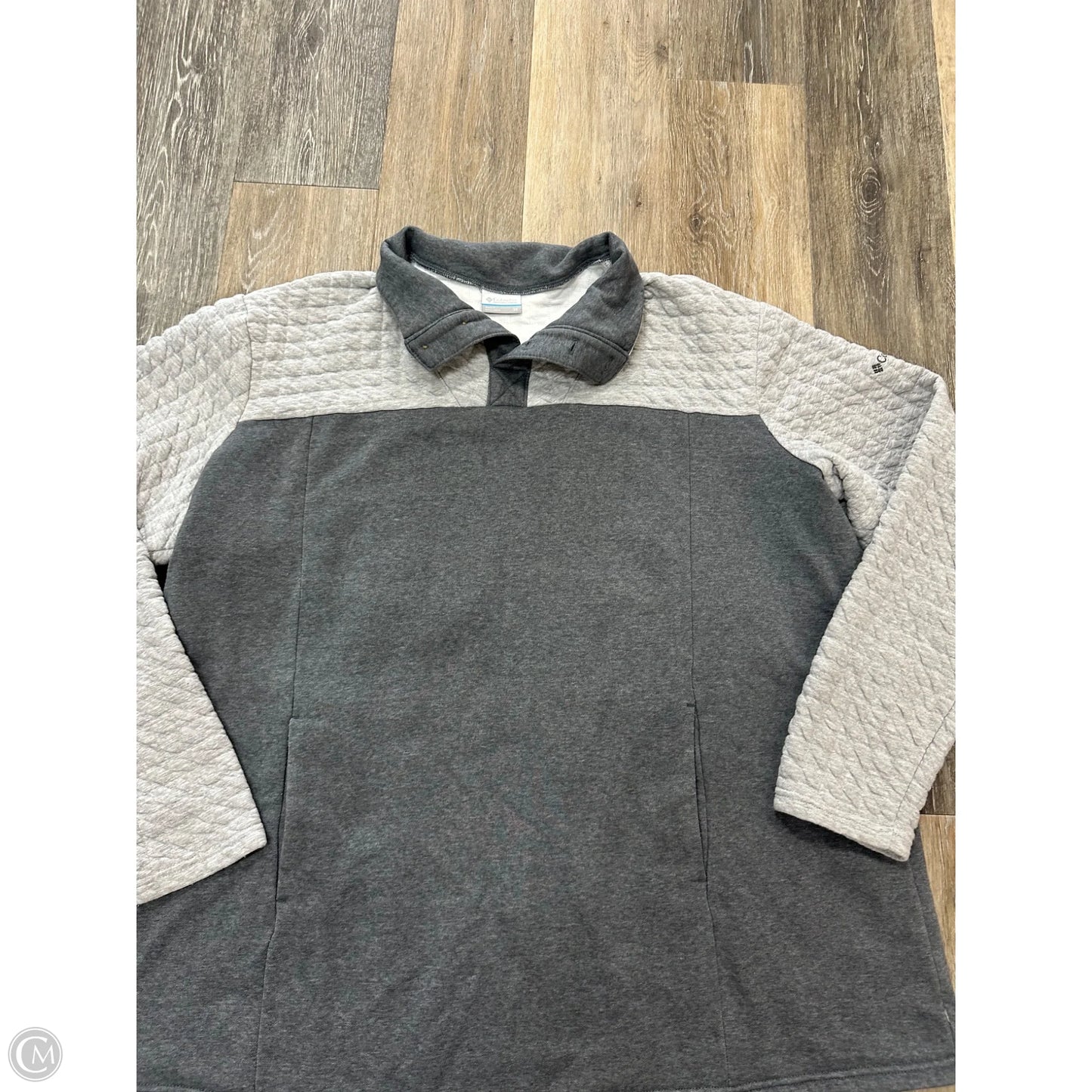 Athletic Sweatshirt Collar By Columbia In Grey, Size: 3x