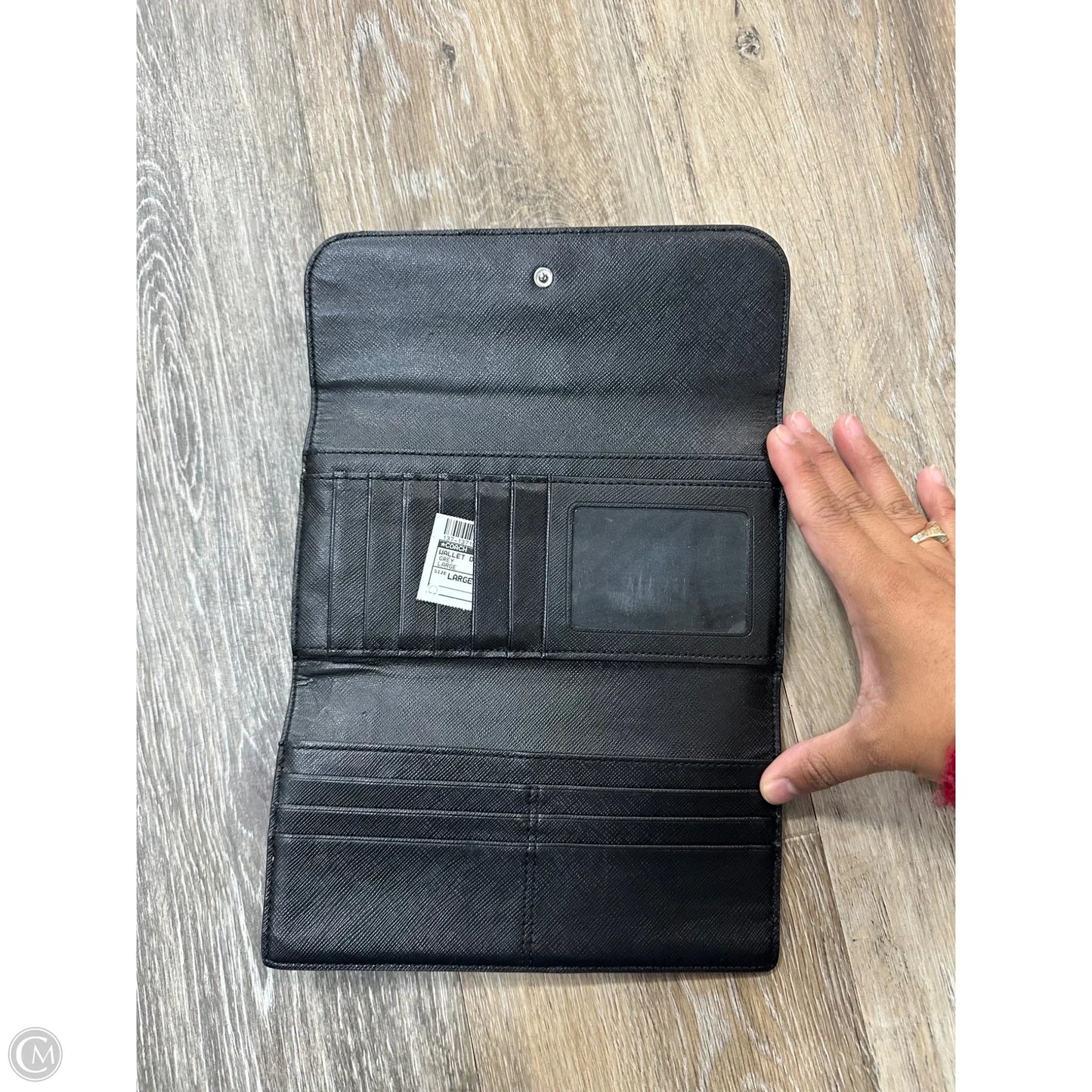 -Wallet Designer By Coach, Size: Large