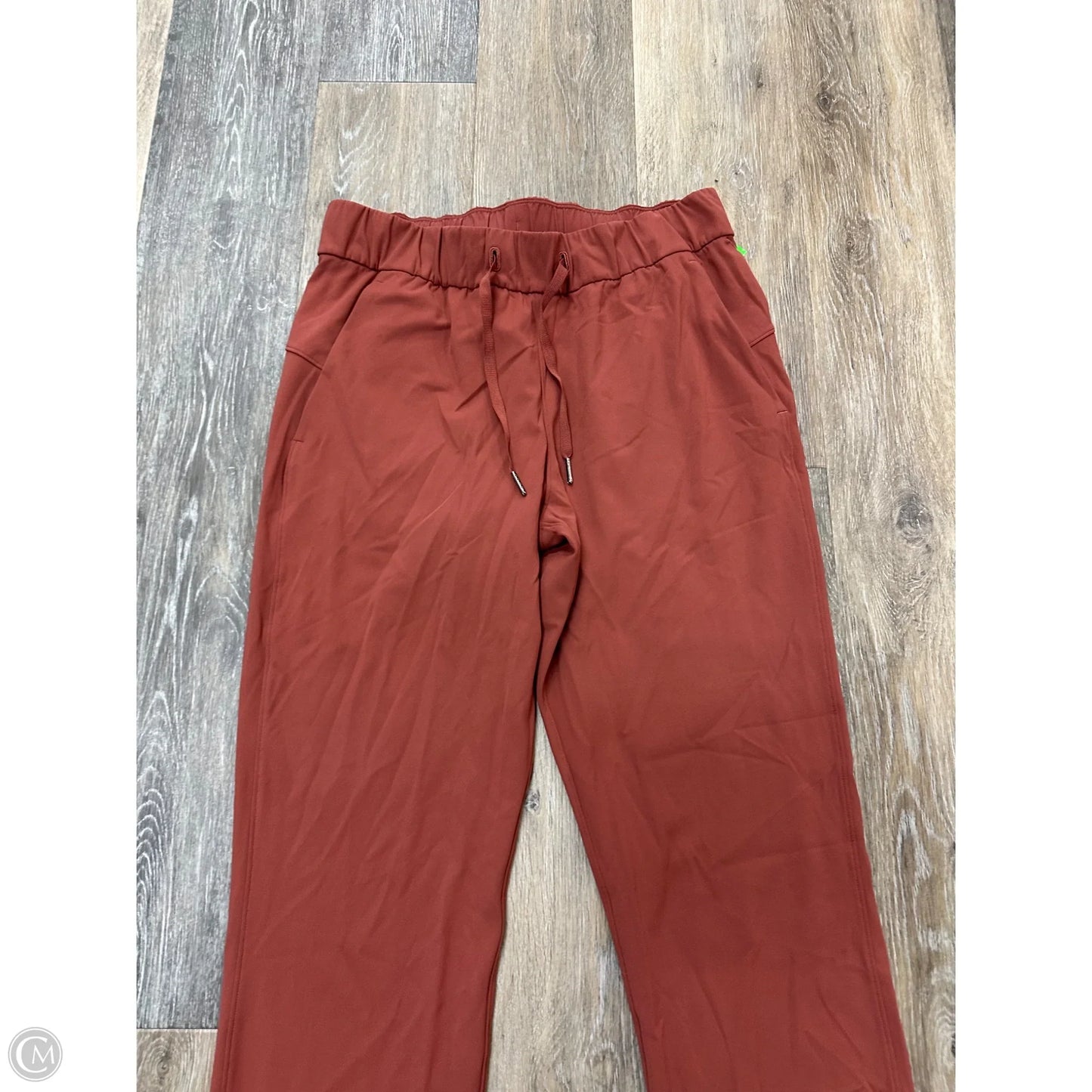 Athletic Pants By Lululemon In Orange, Size: 6