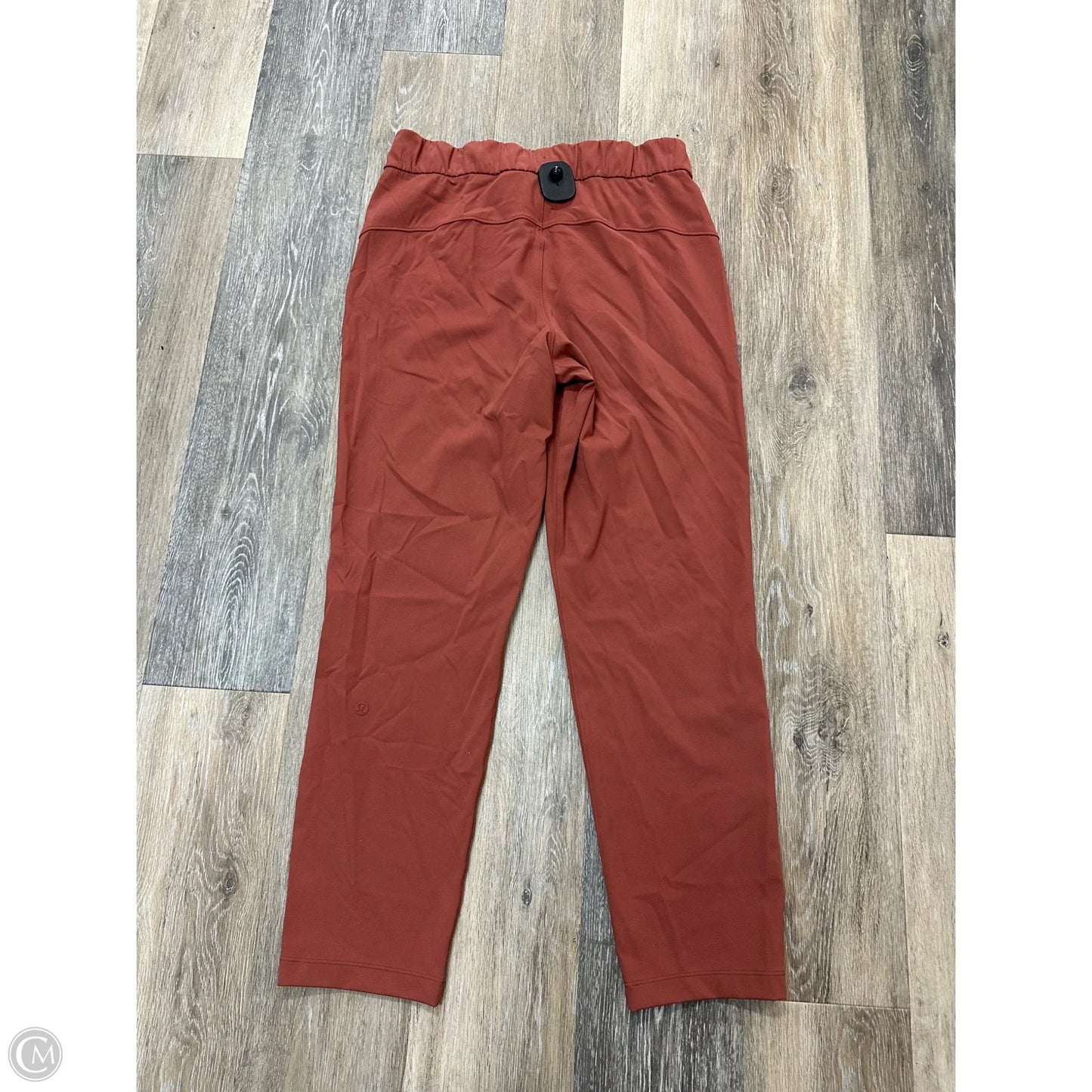 Athletic Pants By Lululemon In Orange, Size: 6