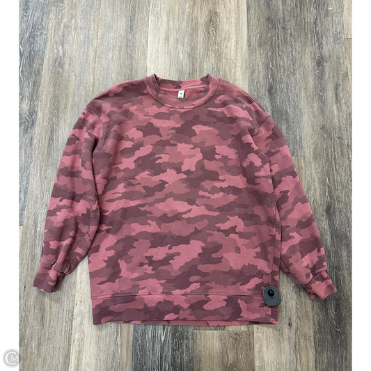 Athletic Sweatshirt Crewneck By Lululemon In Pink, Size: 4