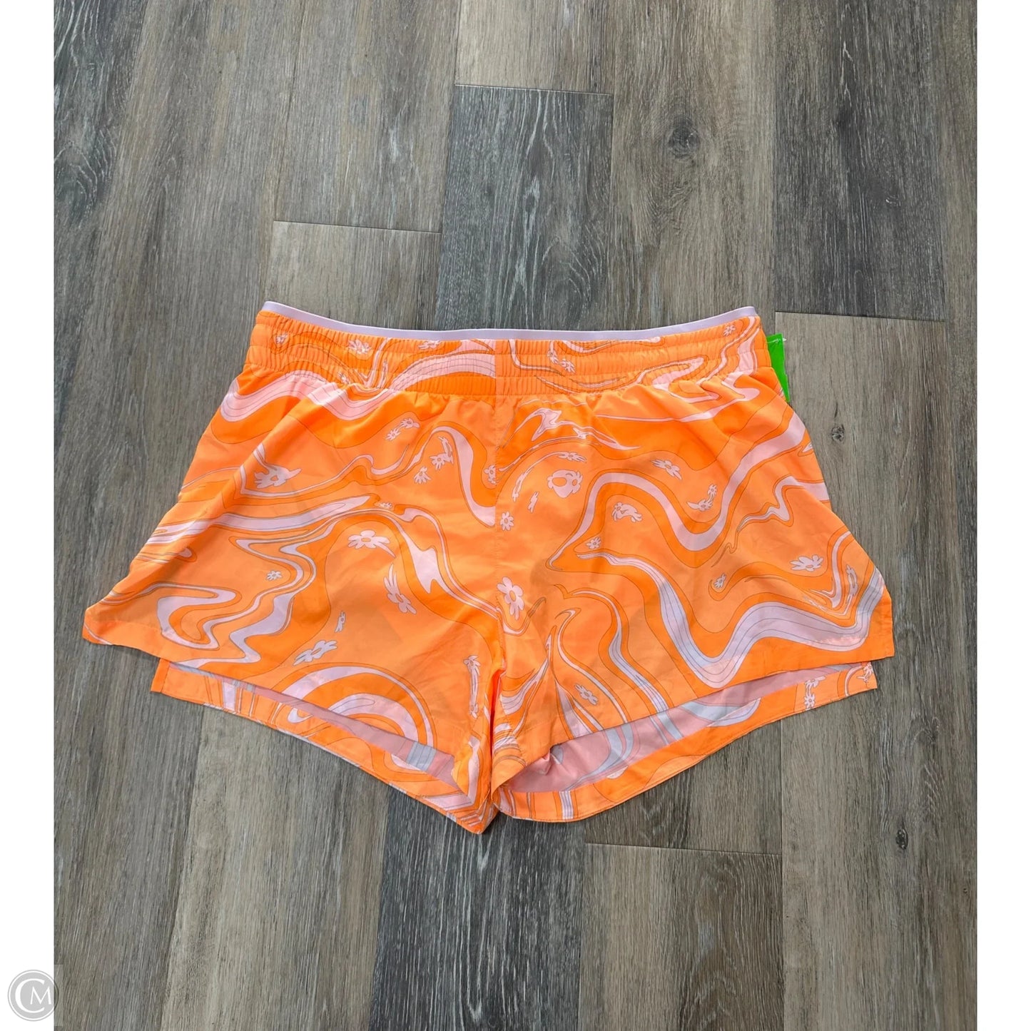 Athletic Shorts By Fabletics In Orange & Pink, Size: Xl