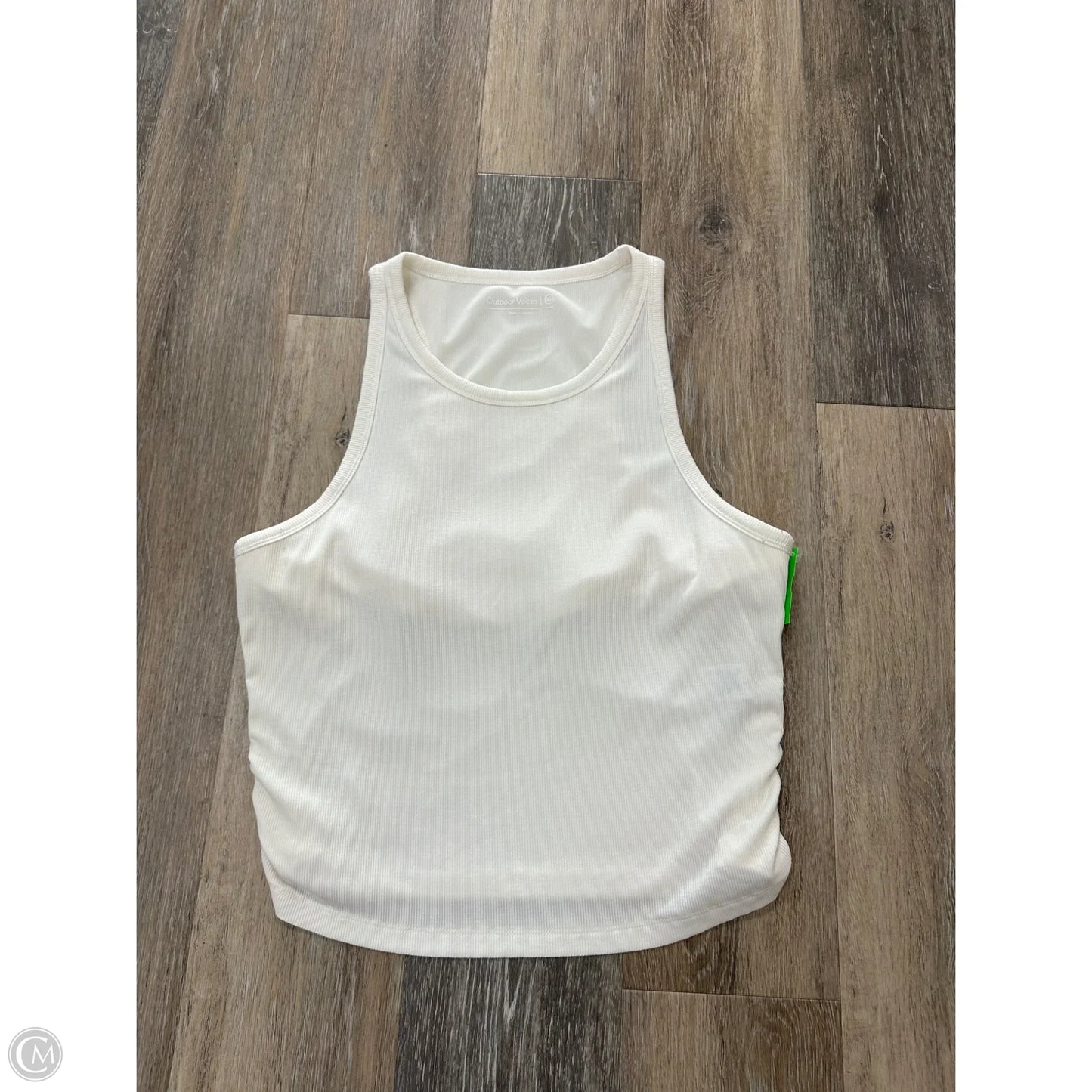 Athletic Tank Top By Outdoor Voices In Cream, Size: Xl