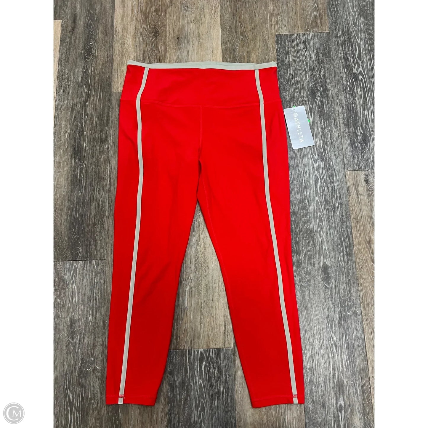 Athletic Leggings By Athleta In Red, Size: Xl