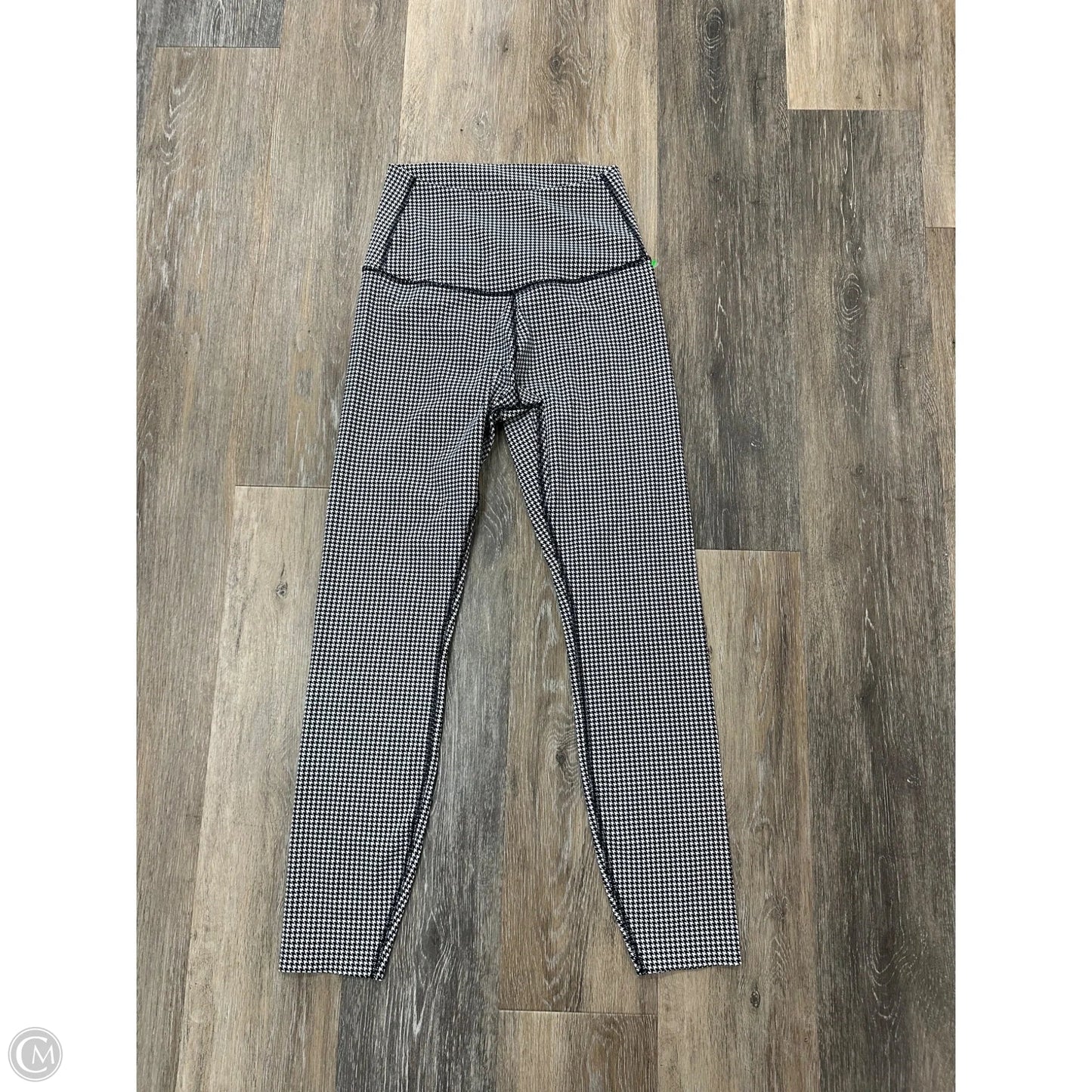 Athletic Leggings By Tavi In Black & White, Size: M
