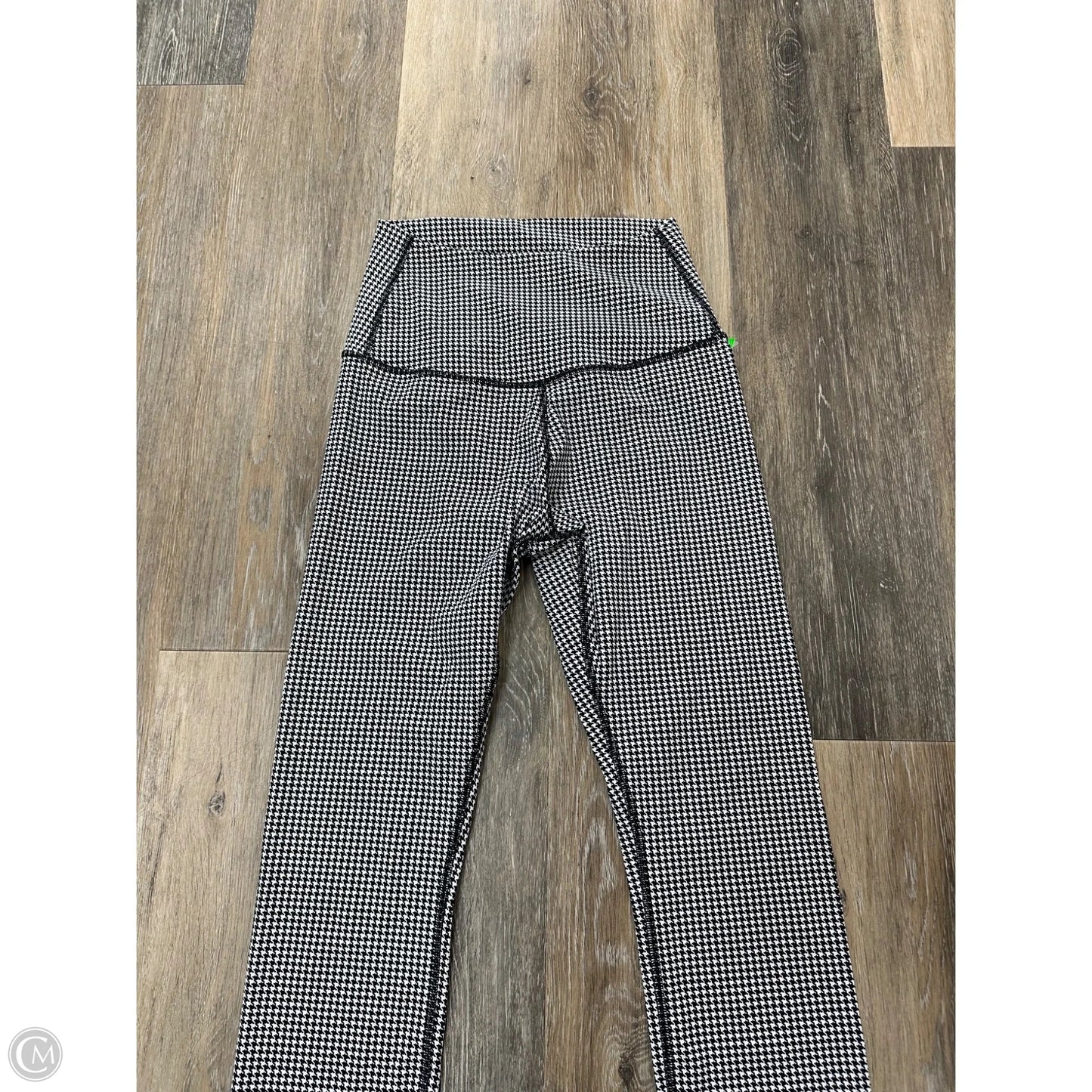 Athletic Leggings By Tavi In Black & White, Size: M