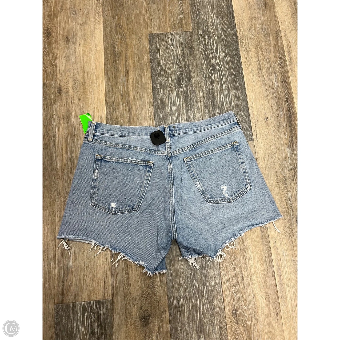 Shorts By Agolde In Blue Denim, Size: 14