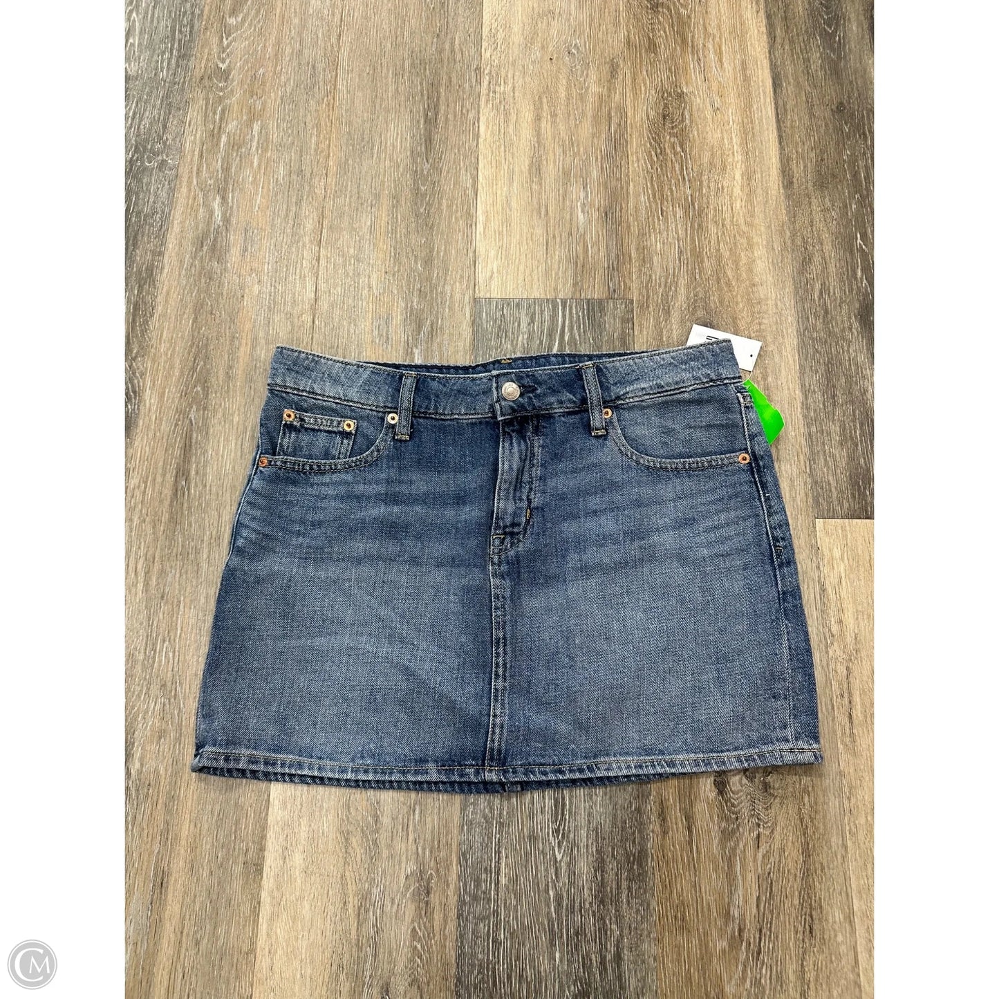 Skirt Mini & Short By Gap In Blue Denim, Size: 8