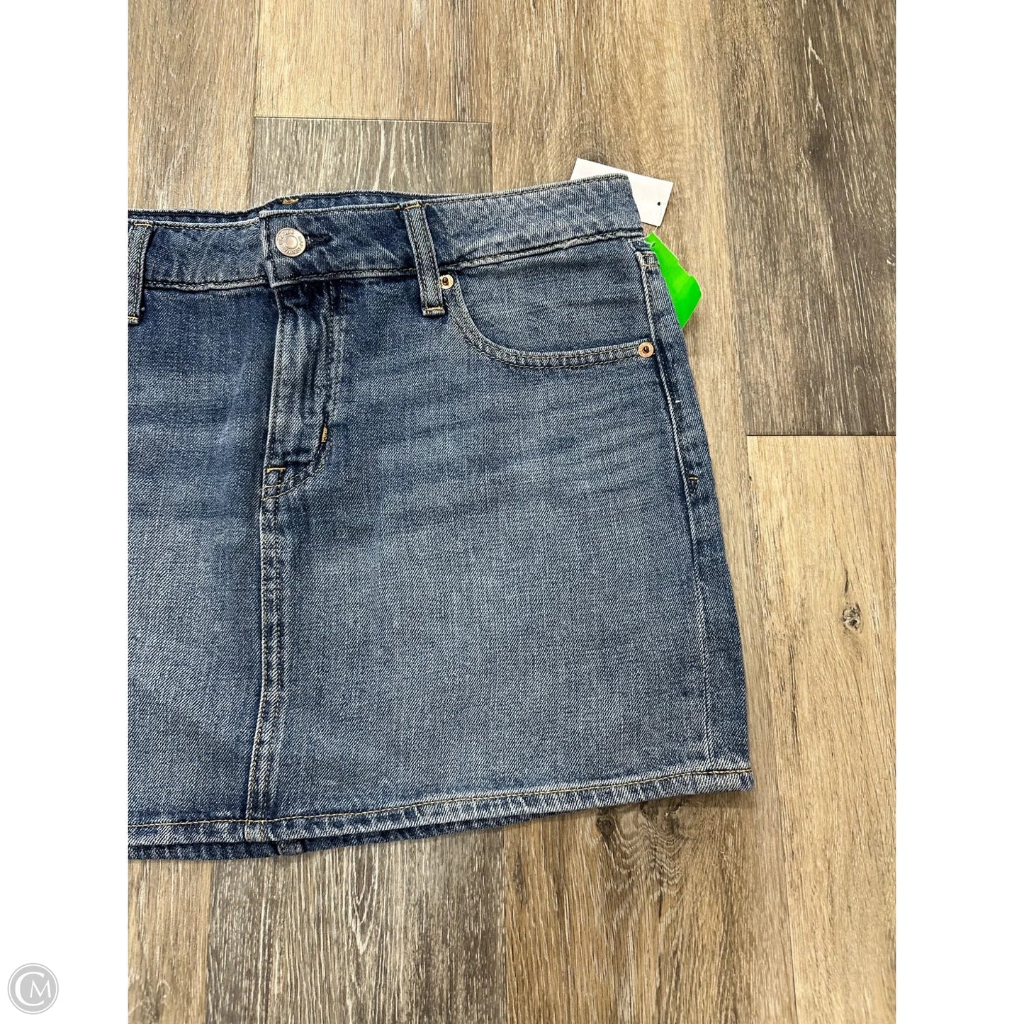 Skirt Mini & Short By Gap In Blue Denim, Size: 8