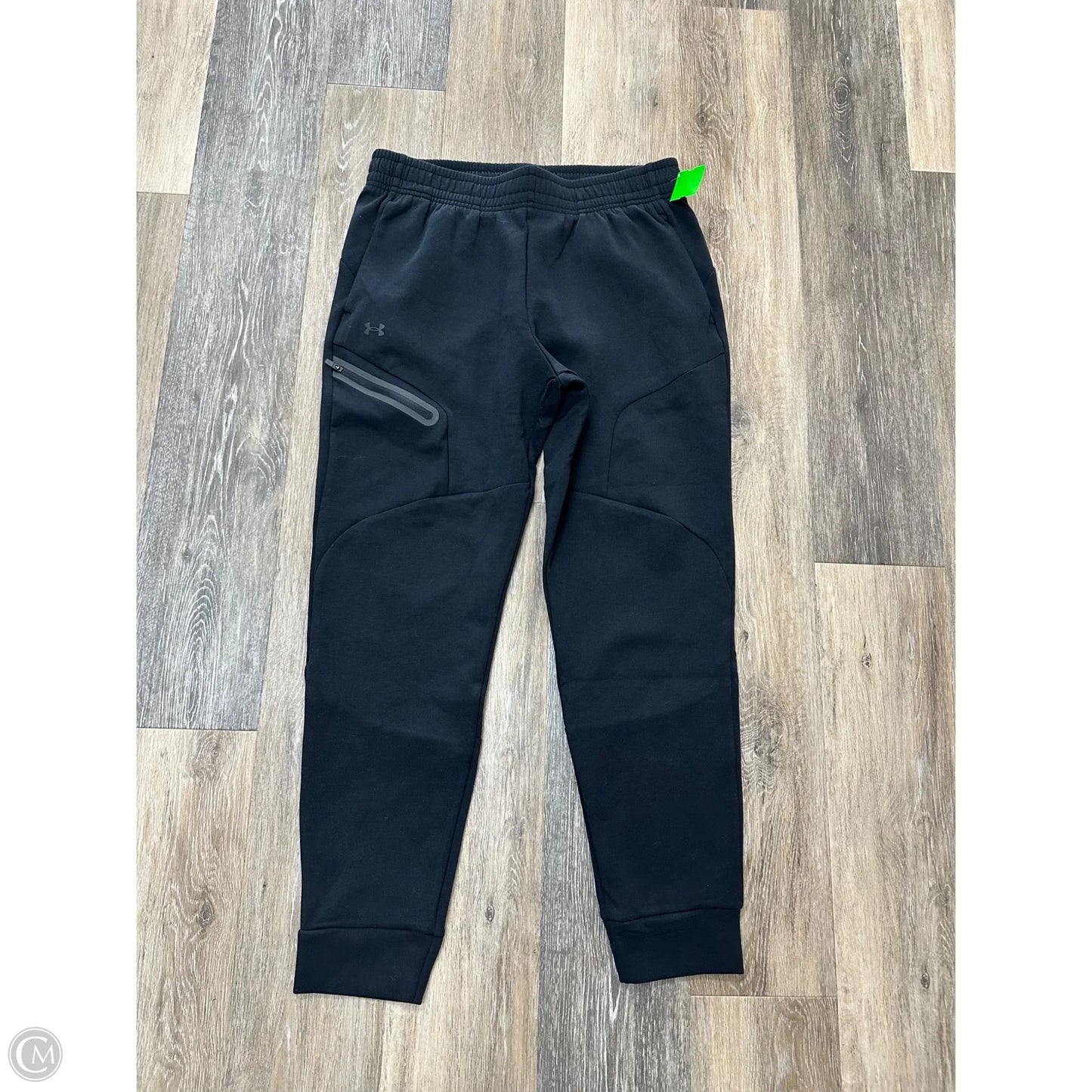 Athletic Pants By Under Armour In Black, Size: M