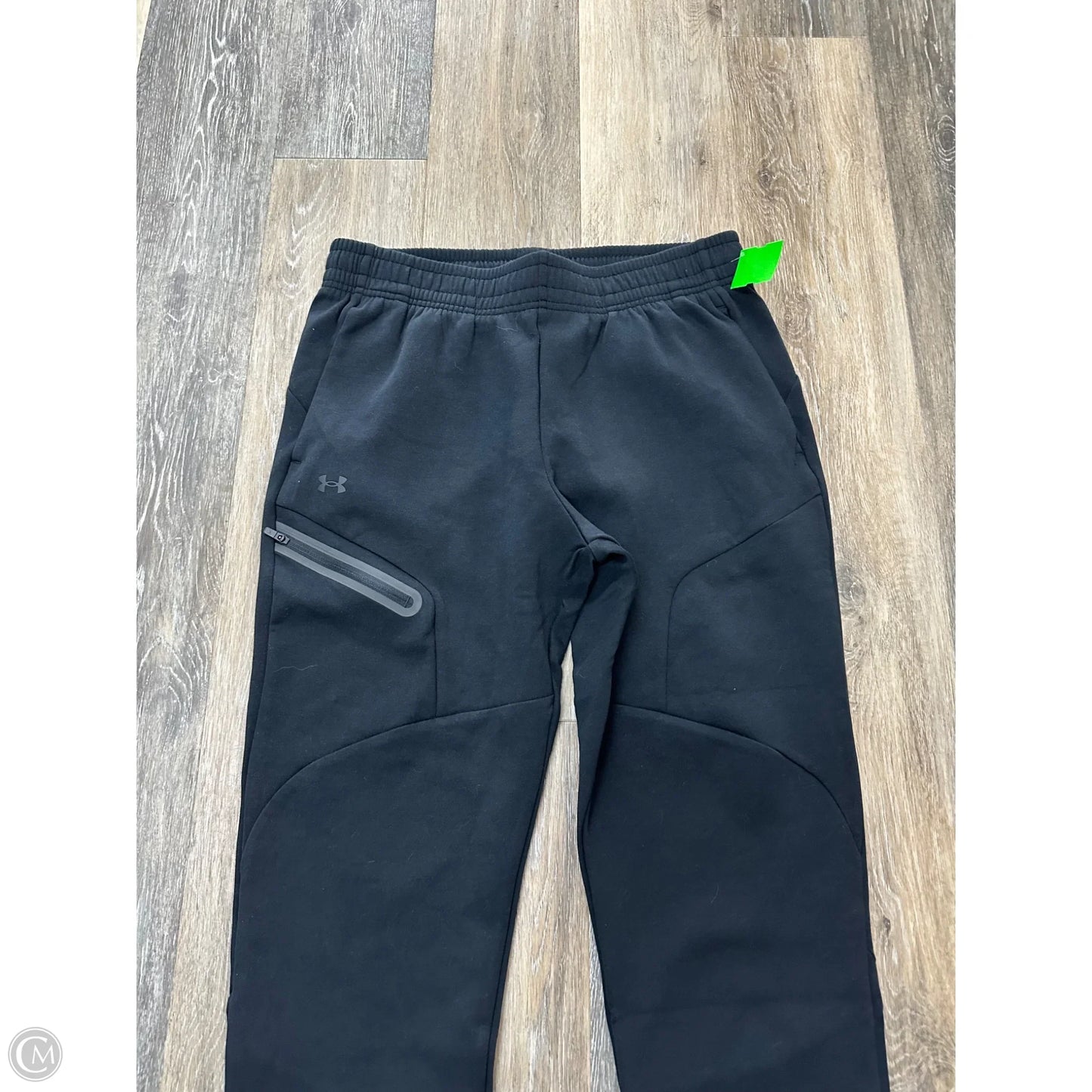 Athletic Pants By Under Armour In Black, Size: M