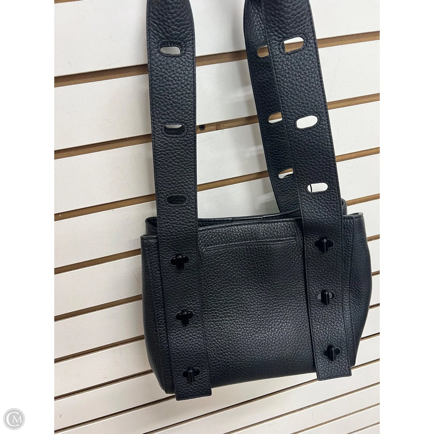 -Handbag Leather By Dagne Dover, Size: Medium
