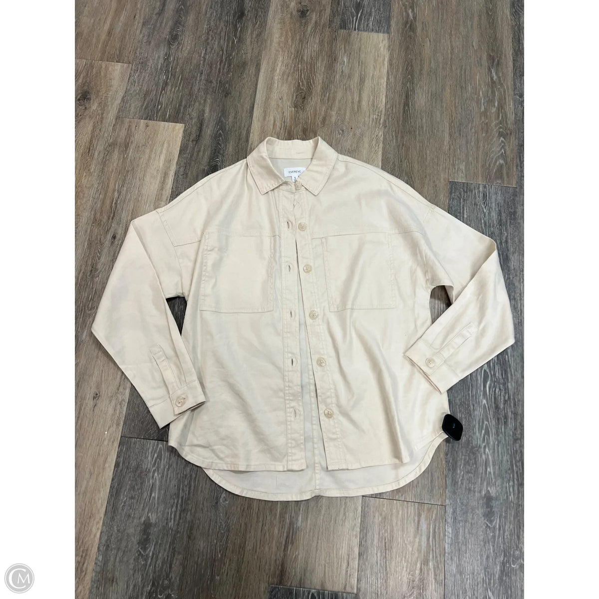 Jacket Shirt By Evereve In White, Size: S