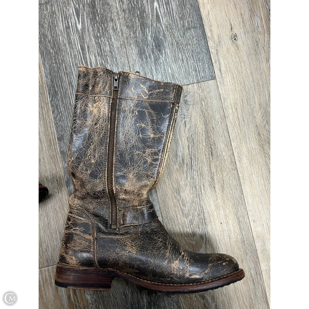 Boots Leather By Bed Stu In Brown, Size: 9