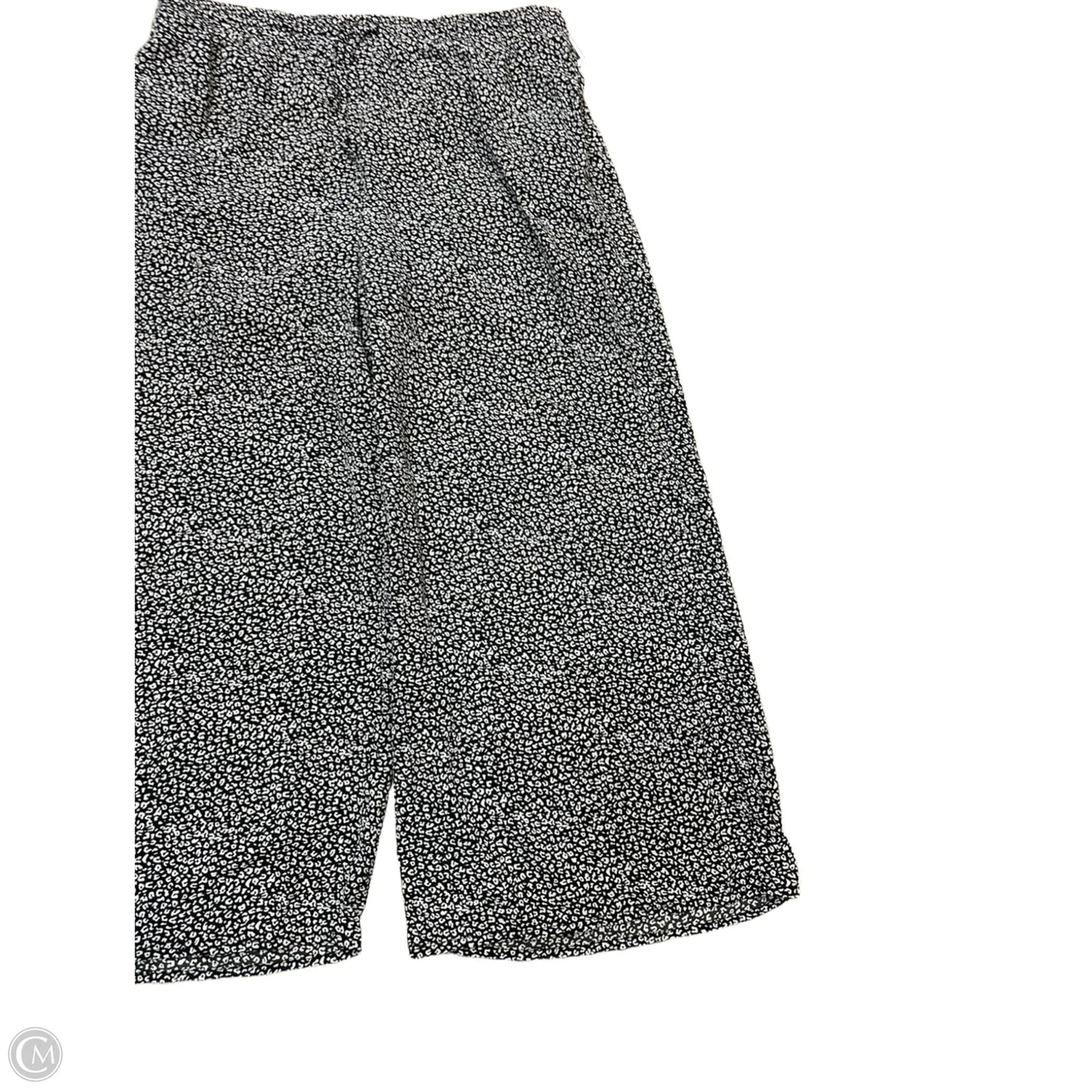 Pants Set 2pc By Crescent In Black & White, Size: L
