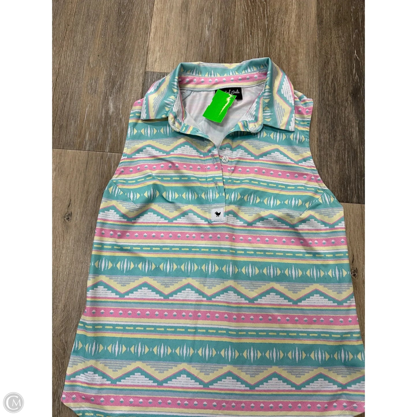 -Athletic Tank Top By Bad Birdie In Blue, Size: S