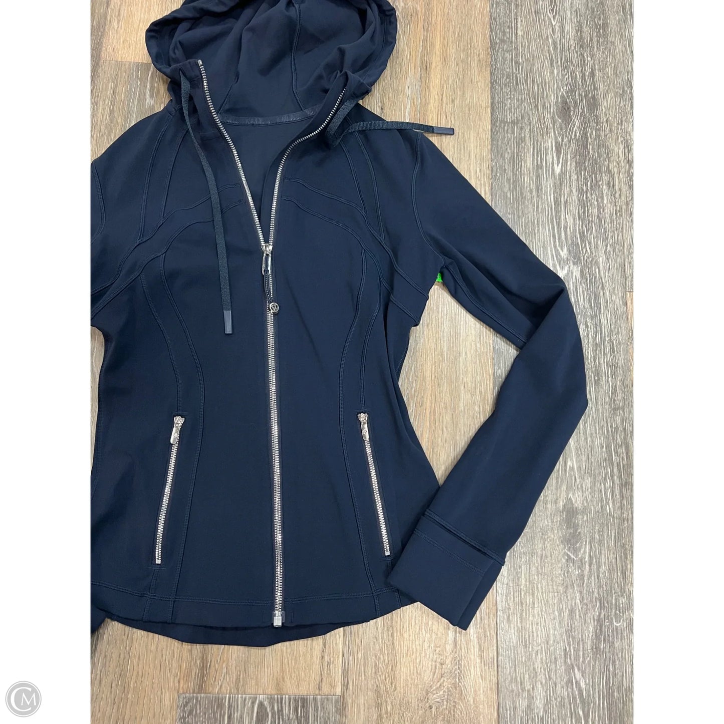 Athletic Jacket By Lululemon In Navy, Size: 6