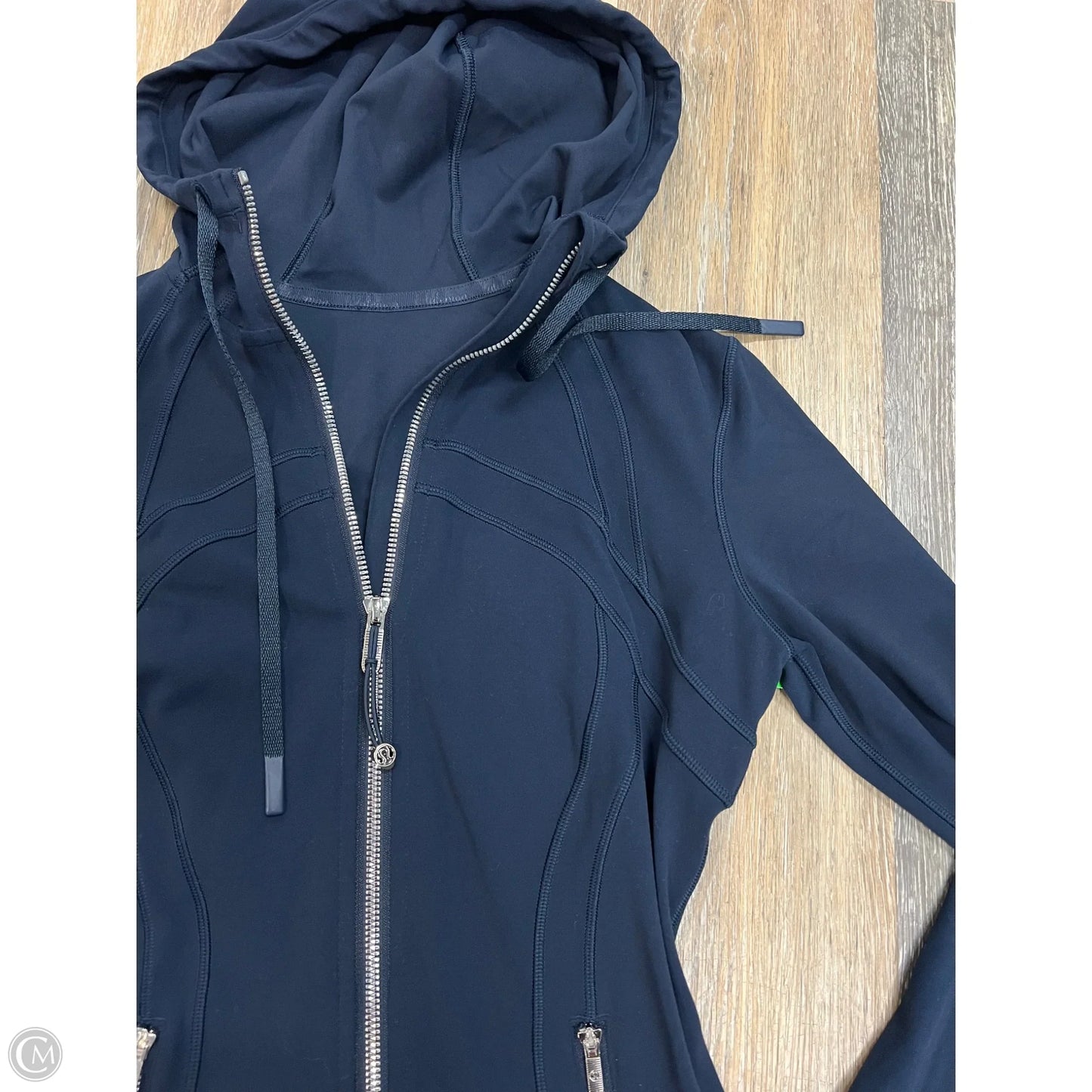 Athletic Jacket By Lululemon In Navy, Size: 6