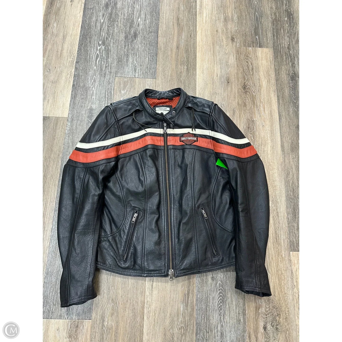Jacket Leather By Harley Davidson In Black, Size: M