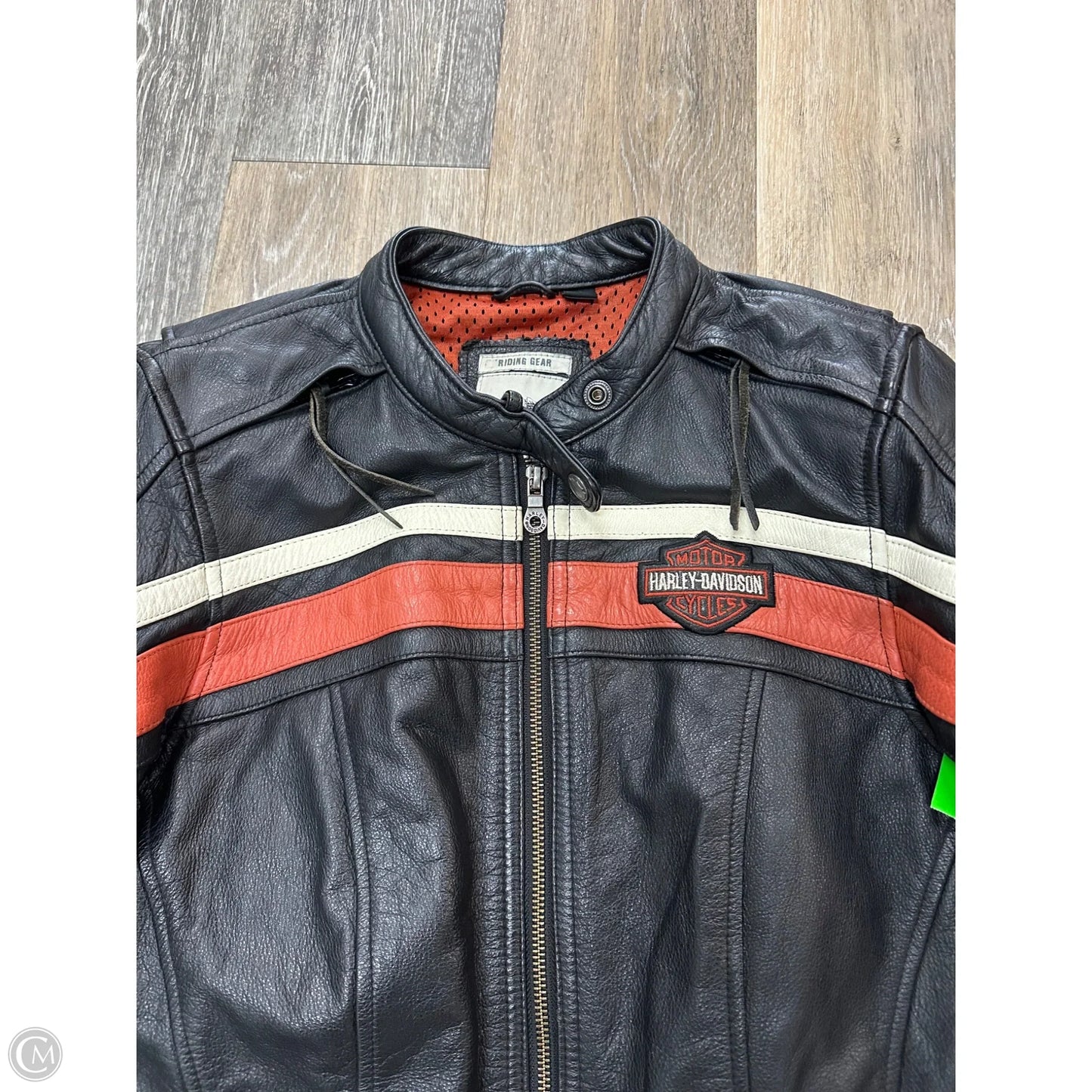 Jacket Leather By Harley Davidson In Black, Size: M