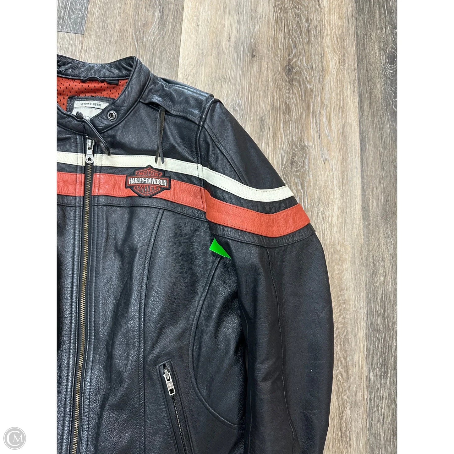 Jacket Leather By Harley Davidson In Black, Size: M