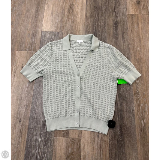 Sweater Short Sleeve By 7diamonds In Green, Size: L