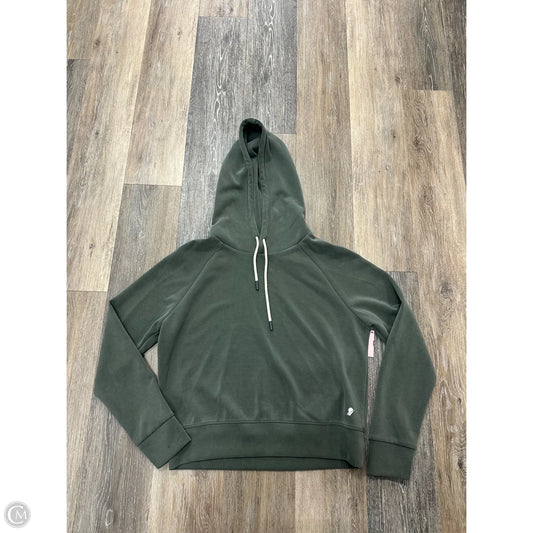 Athletic Sweatshirt Hoodie By Fundamental Coast In Green, Size: S