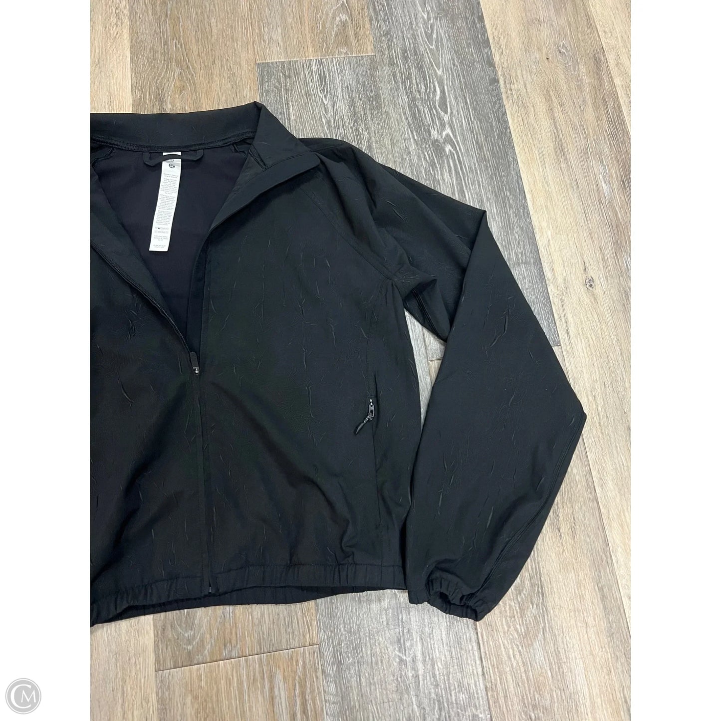 Athletic Jacket By Lululemon In Black, Size: Xs