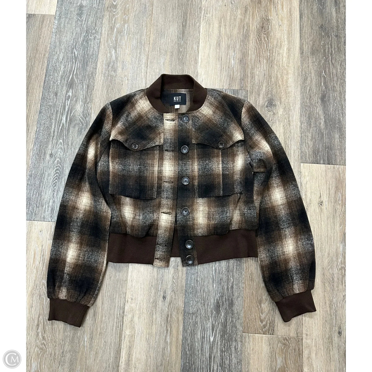 -Jacket Other By Kut In Brown, Size: Xs