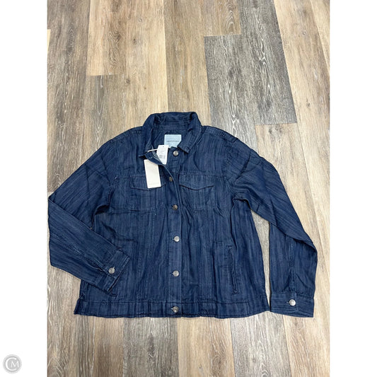 Jacket Denim By Thread And Supply In Blue Denim, Size: L
