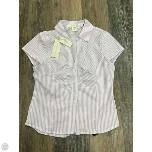 Blouse Short Sleeve By Altard State In Striped Pattern, Size: M