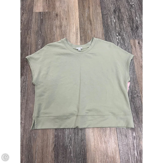 Top Short Sleeve Designer By Cuyana In Green, Size: Xs