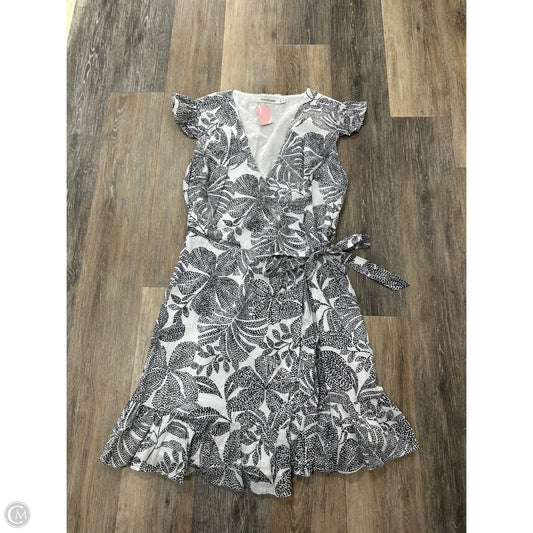 Dress Casual Short By Tori Richards In Black & White, Size: Xl