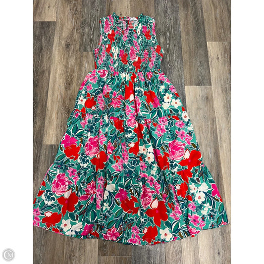 Dress Casual Maxi By Thml In Floral Print, Size: Xl