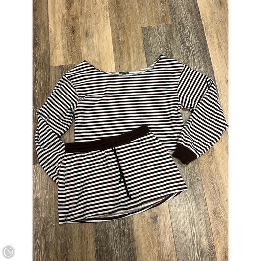 Skirt Set 2pc By Wild Fable In Striped Pattern, Size: S