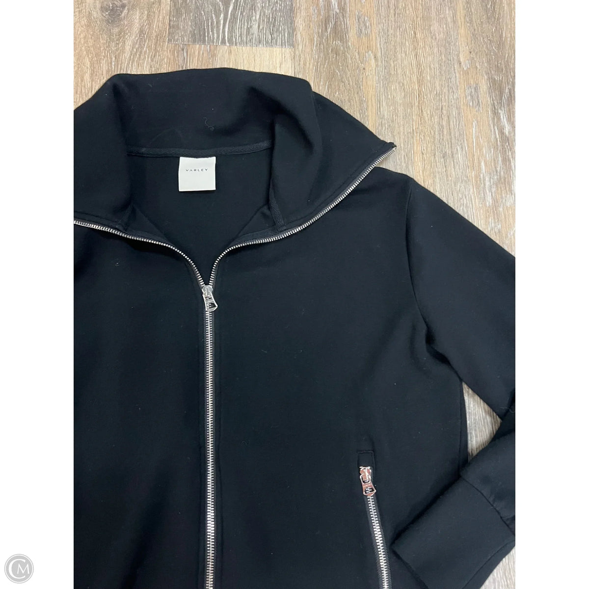 Athletic Jacket By Varley In Black, Size: S