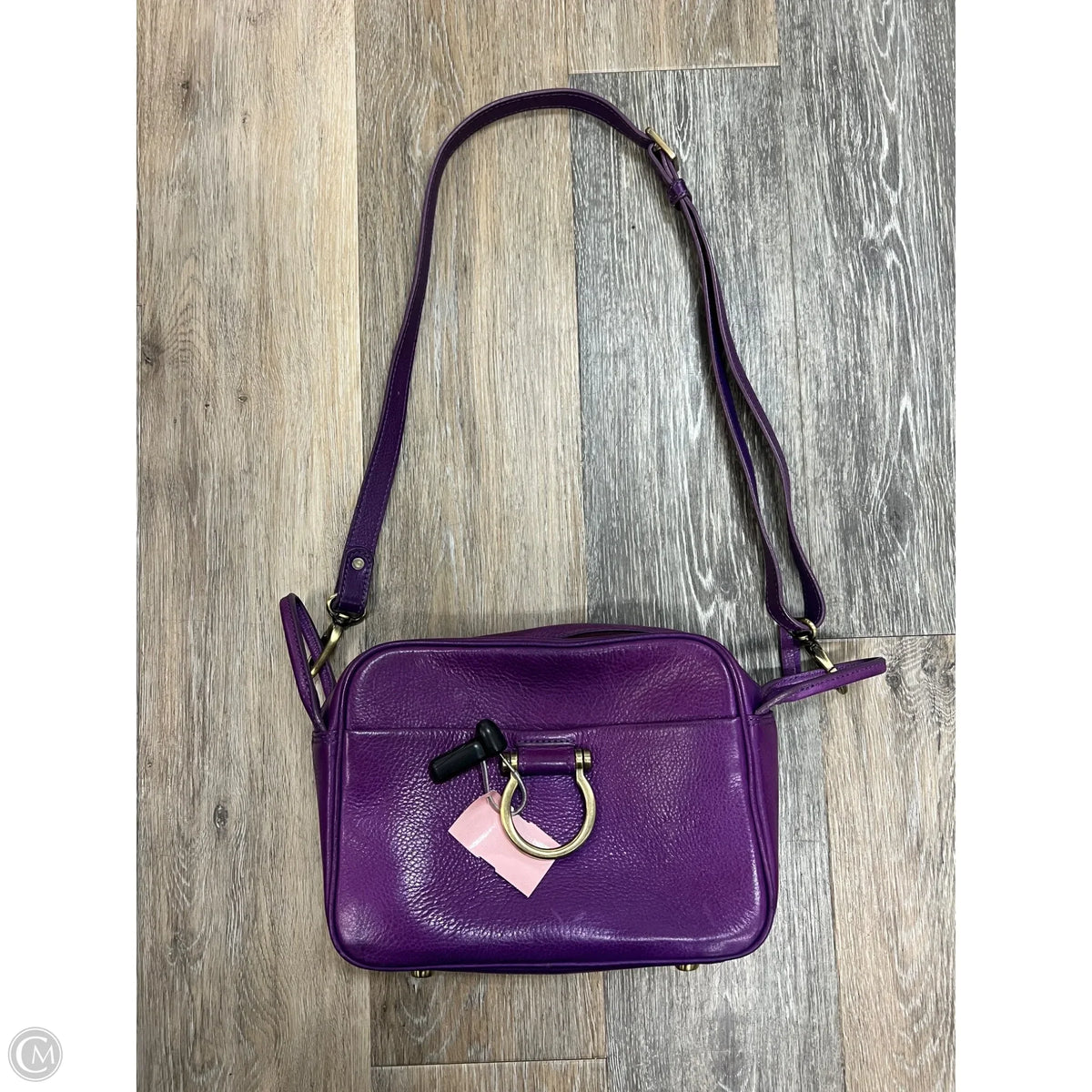 Crossbody Leather By Sapahn, Size: Medium