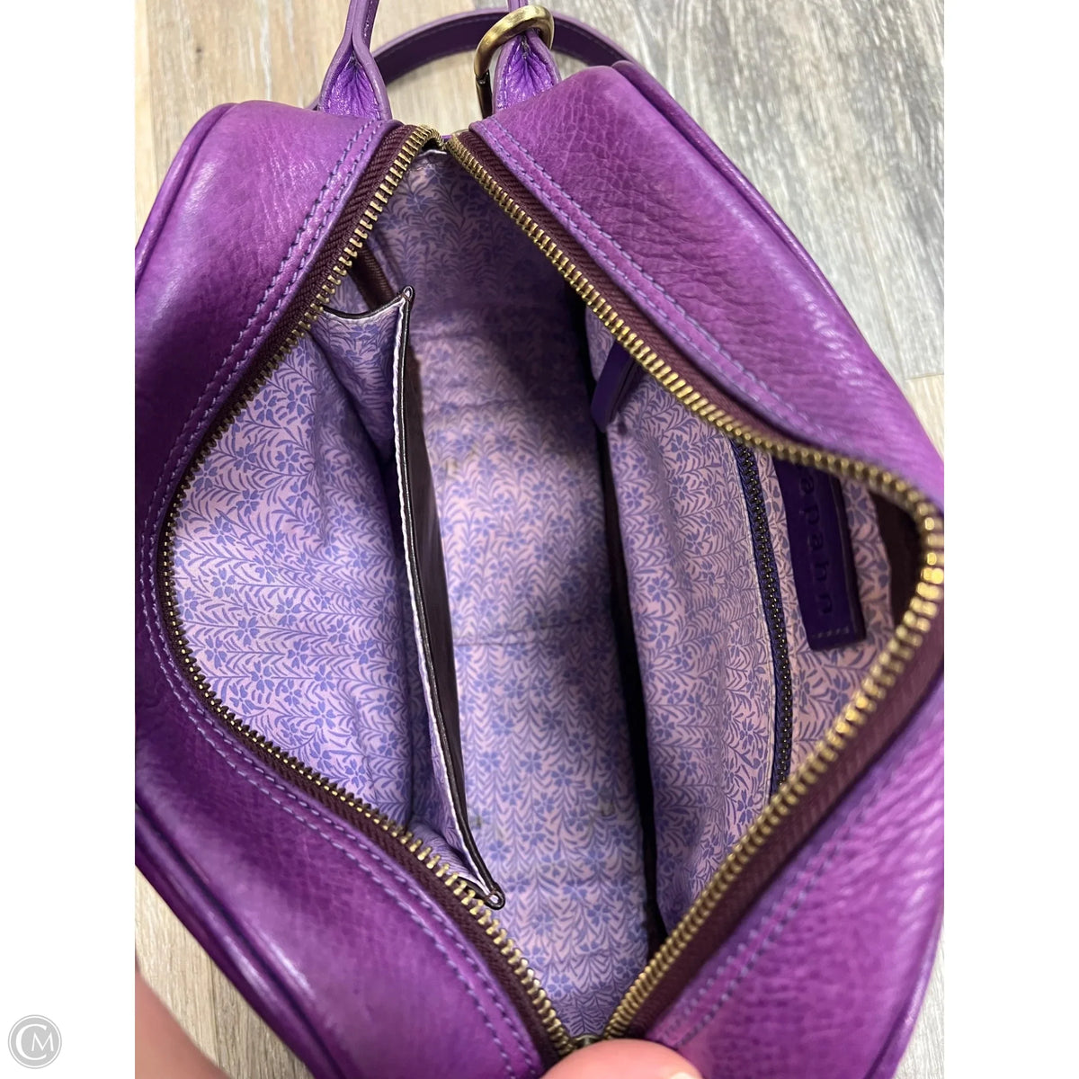 Crossbody Leather By Sapahn, Size: Medium