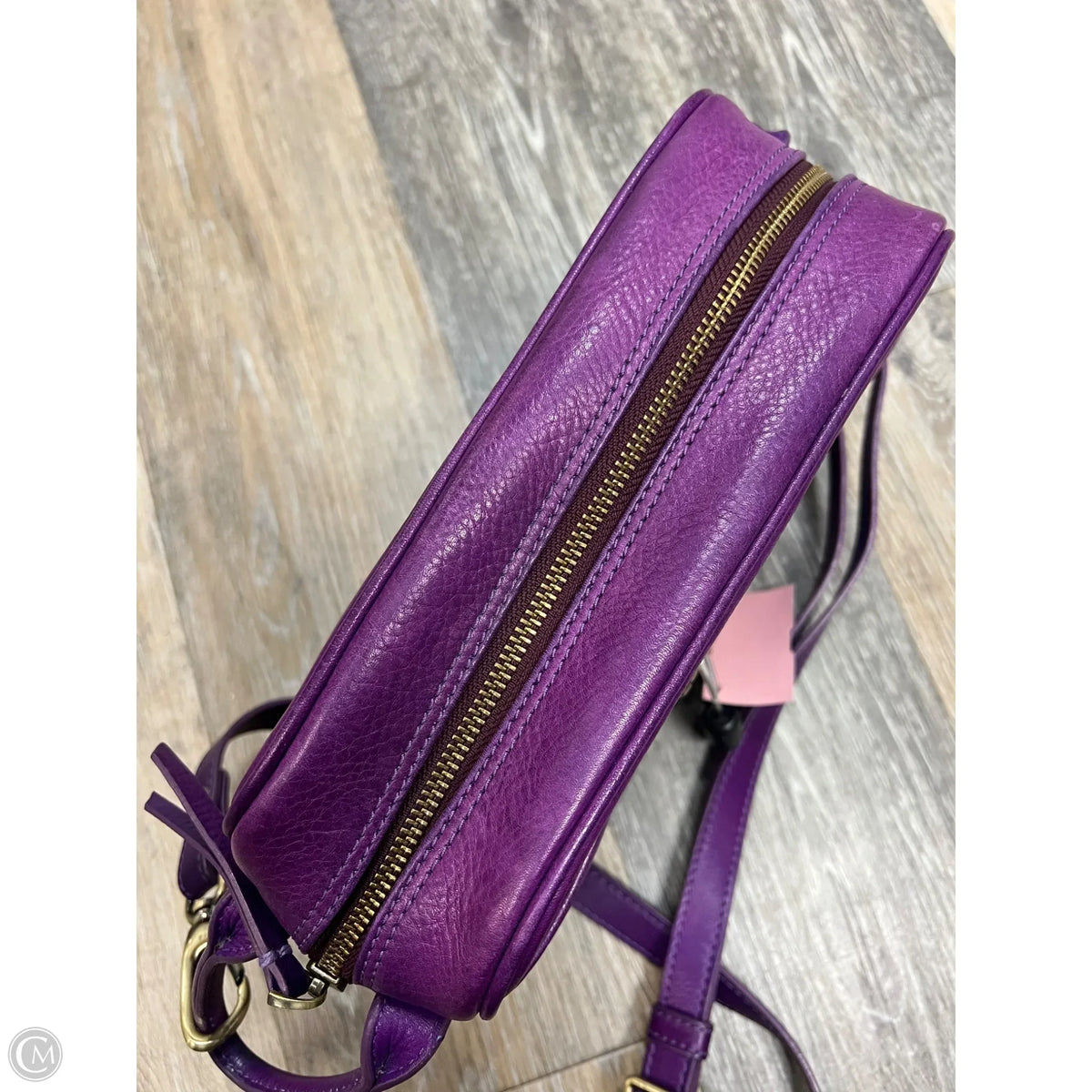 Crossbody Leather By Sapahn, Size: Medium