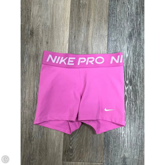 Athletic Shorts By Nike Apparel In Pink, Size: S