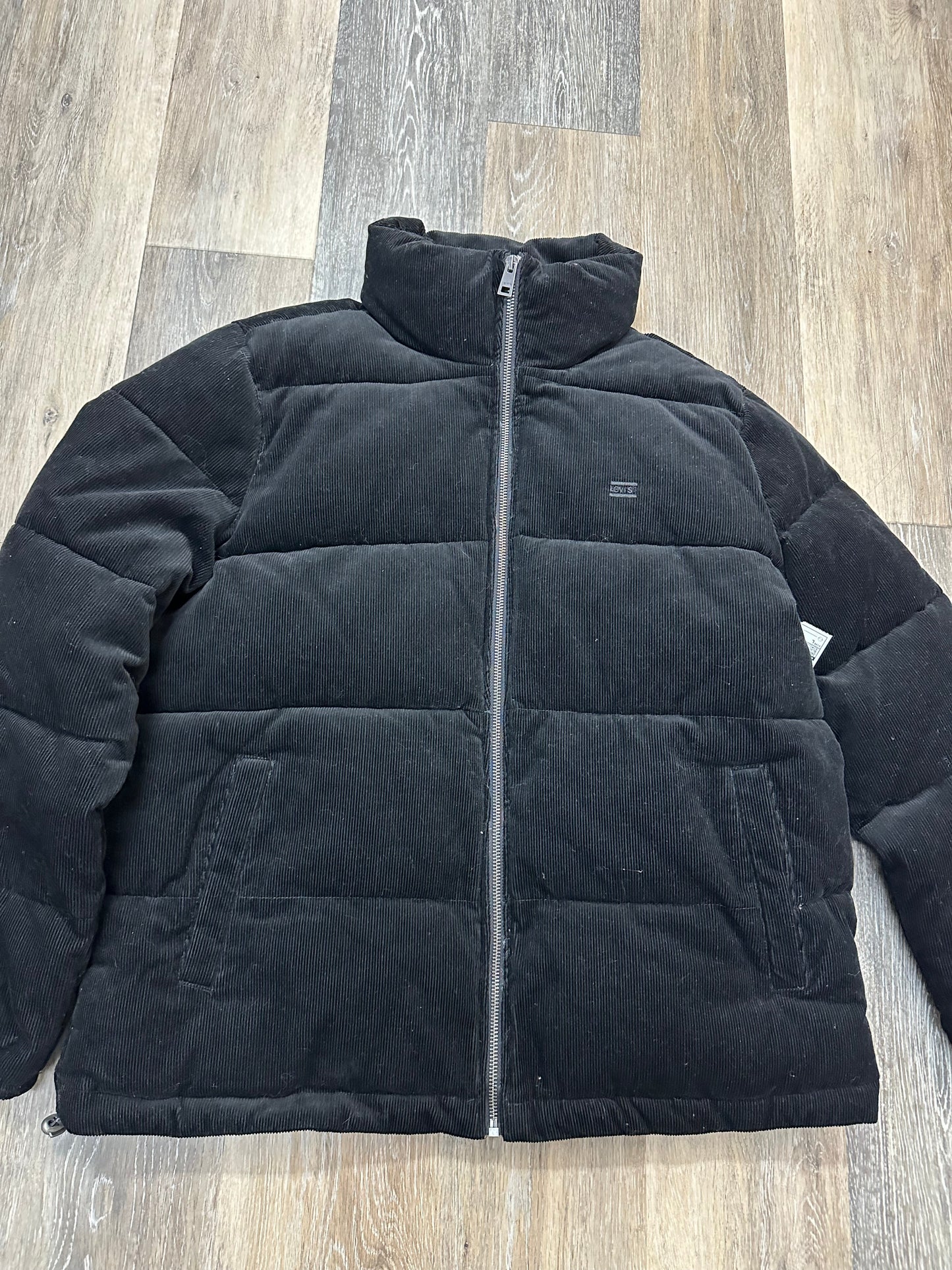 Jacket Puffer & Quilted By Levis In Black, Size: L