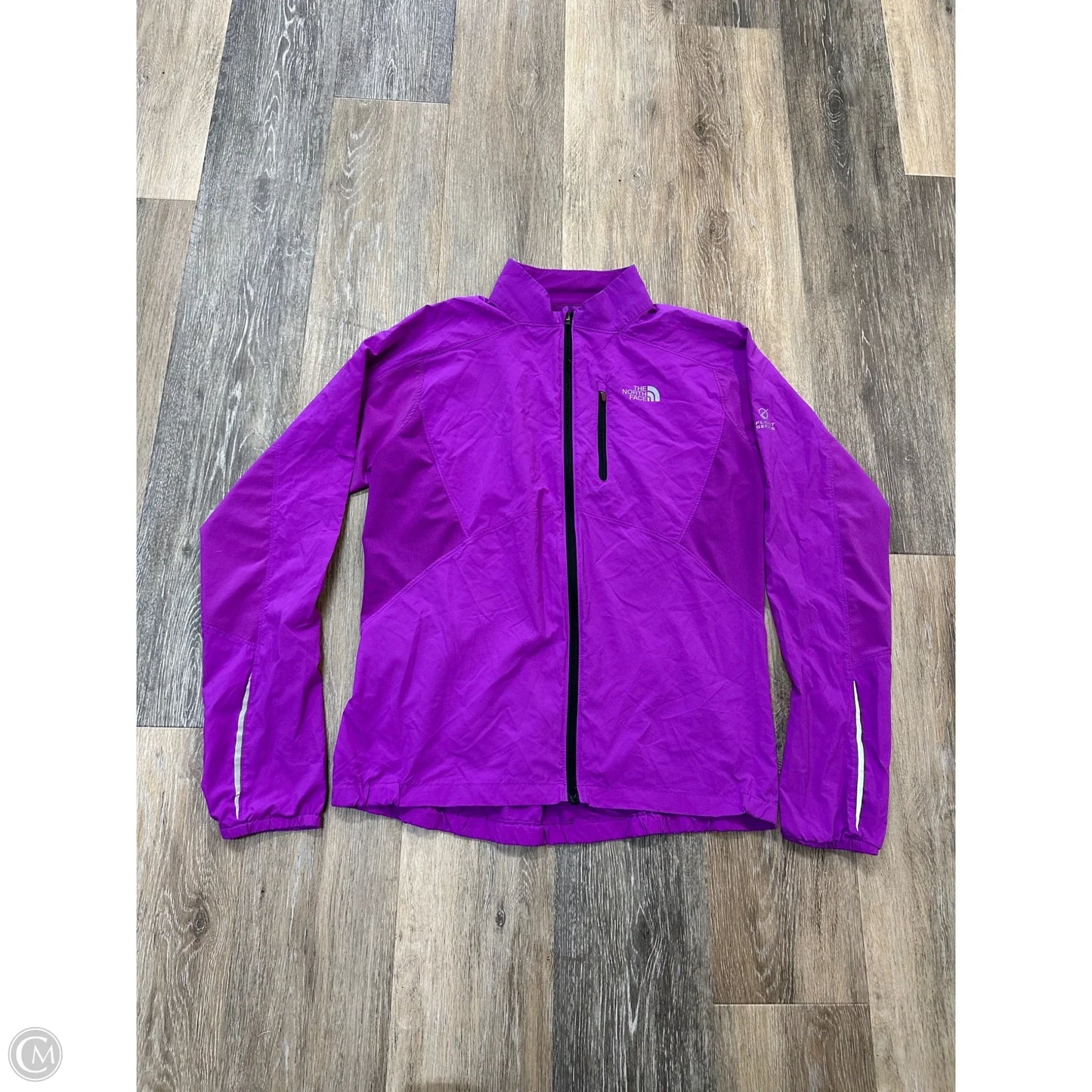 Athletic Jacket By The North Face In Purple, Size: M