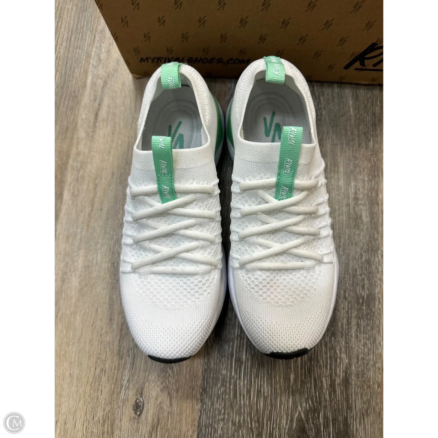 Shoes Athletic By Rival In White, Size: 5.5