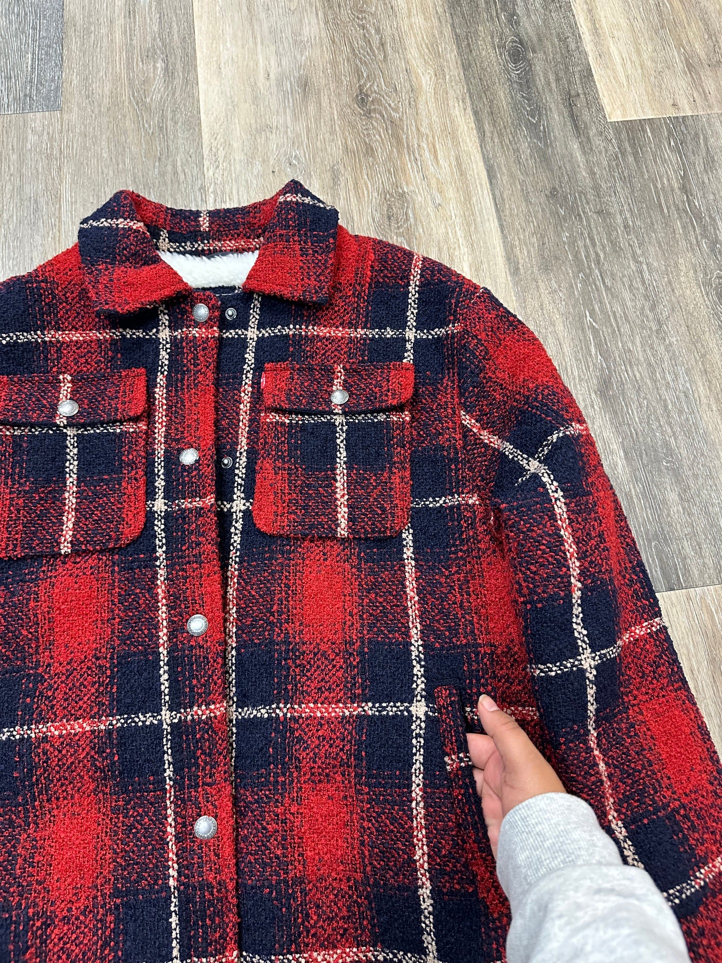 Coat Other By Levis In Plaid Pattern, Size: 1x